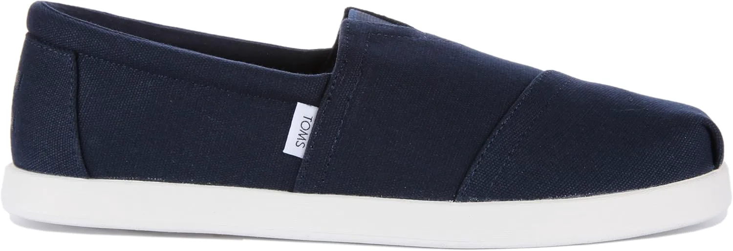 Лоферы Toms Mens Alpargata Recycled Cotton Canvas, темно-синий — фото 4
