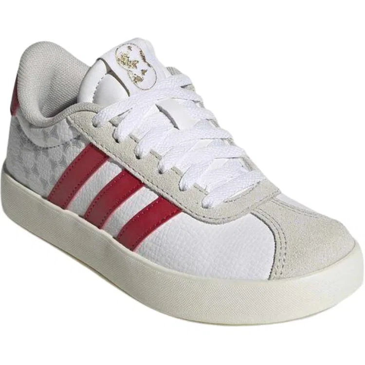 Детские кроссовки для скейтбординга VL COURT 3.0 Low top White Red Kids' Adidas — фото 4