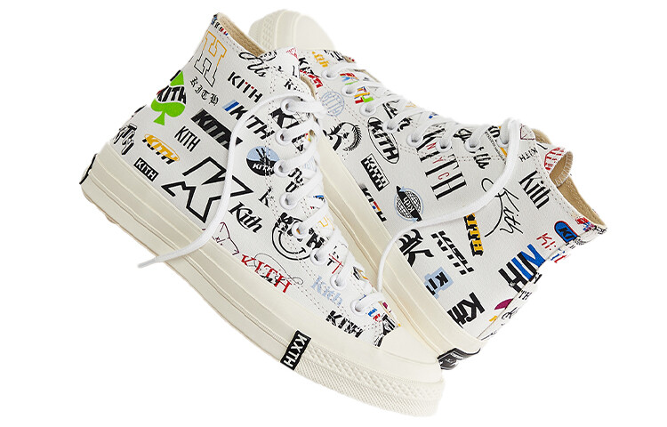 Кеды Converse Chuck Taylor All Star 70 Hi Kith 10 Year Anniversary White — фото 3