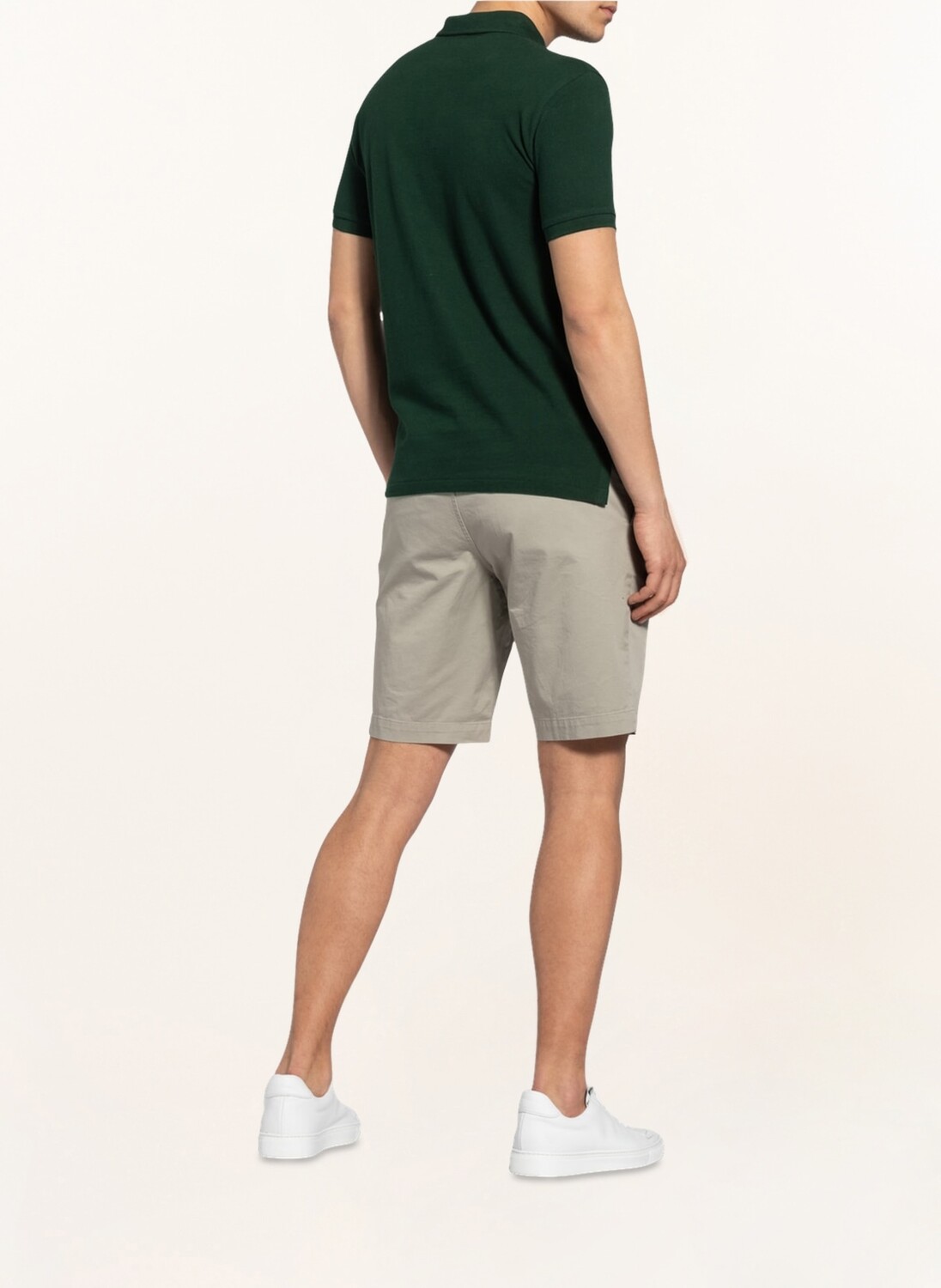 Рубашка поло POLO RALPH LAUREN Piqué Slim Fit, темно-зеленый — фото 3