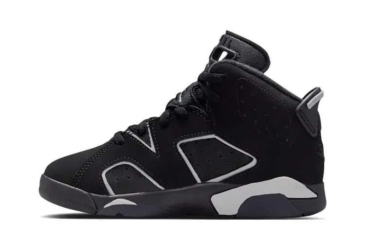Кроссовки Air Jordan 6 Retro PS, черный — фото 2