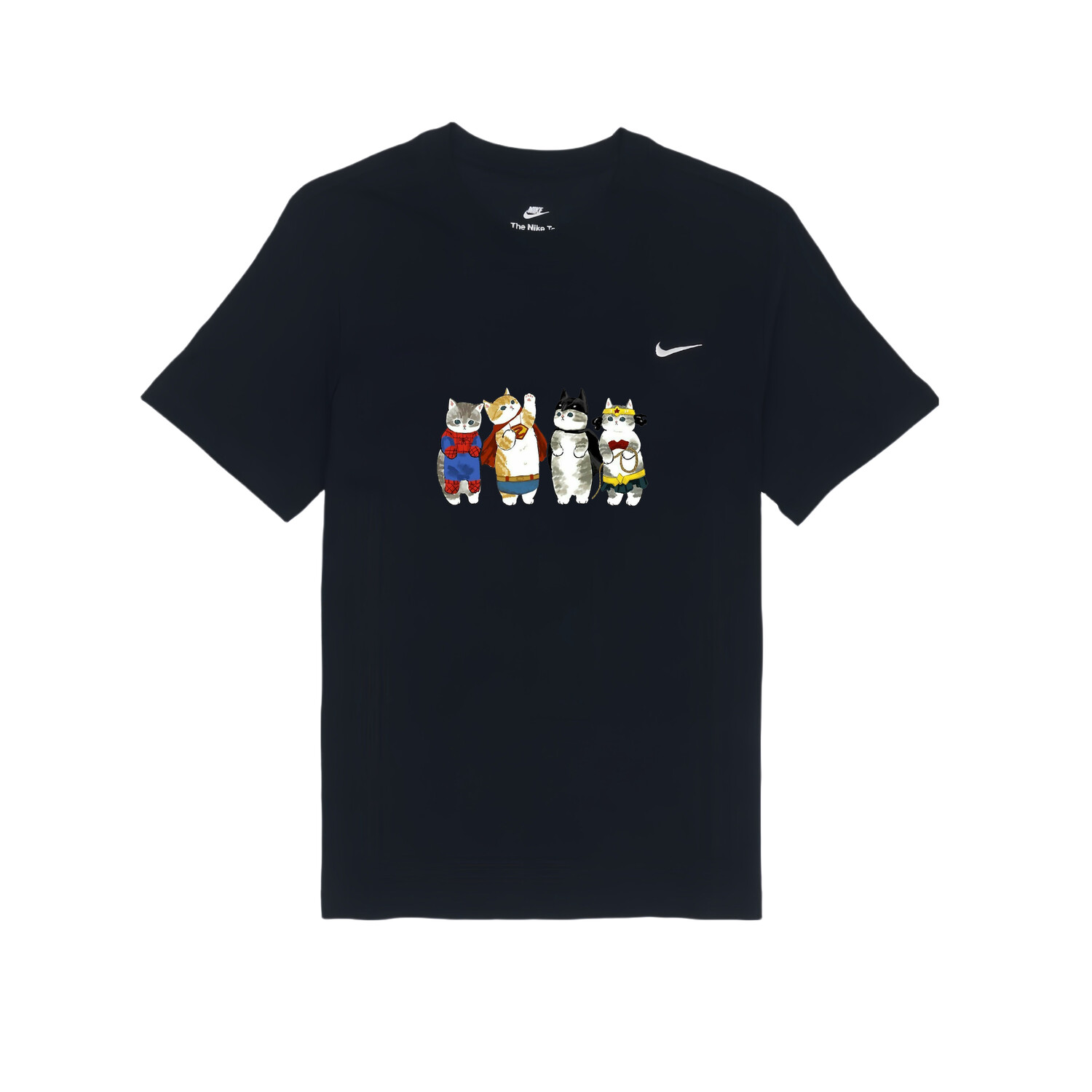 

Футболка унисекс черная Nike, черный