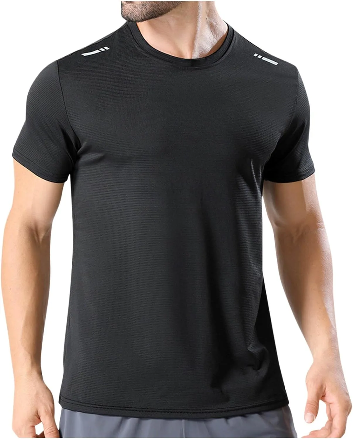 

Мужская футболка Casual для тренировок, свободная, с коротким рукавом
