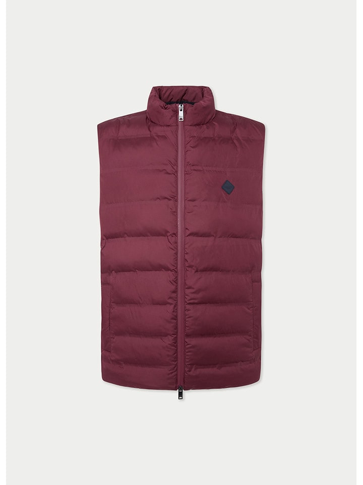 

Утепленный жилет Hackett London, бордовый