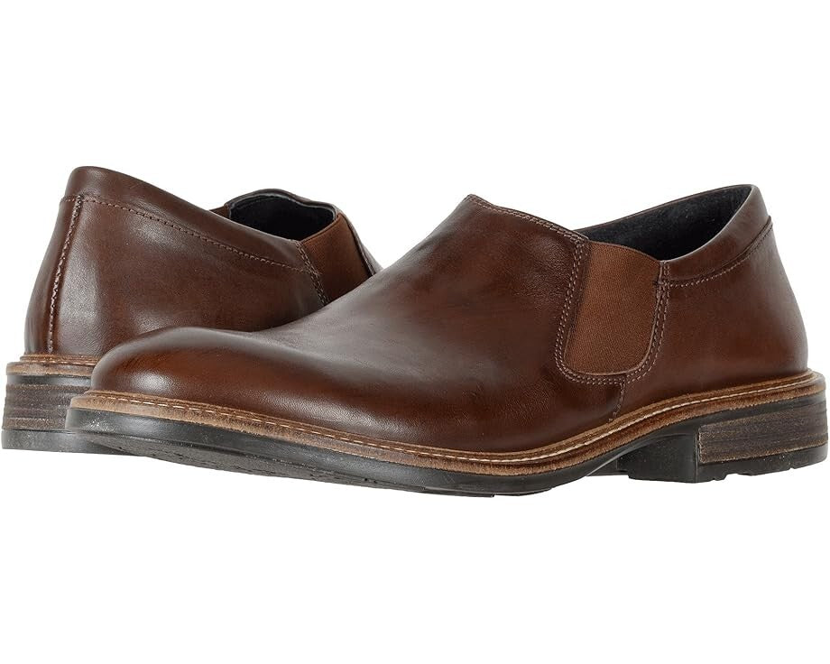 

Наот Директор 80023-E64 Мужские коричневые кожаные мюли NAOT