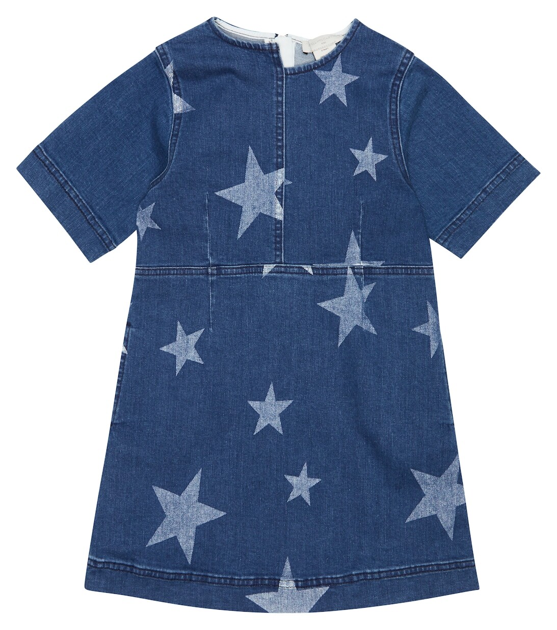 

Джинсовое платье с принтом Stella McCartney Kids, синий