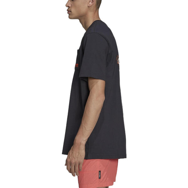Футболка Adidas Adventure C-Butterfly Pocket Tee 'Grey', мультиколор — фото 4
