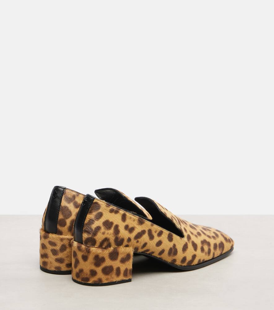 Туфли-лодочки Eliot Slipper 45 из телячьей шерсти с леопардовым принтом Jimmy Choo, Natural — фото 2
