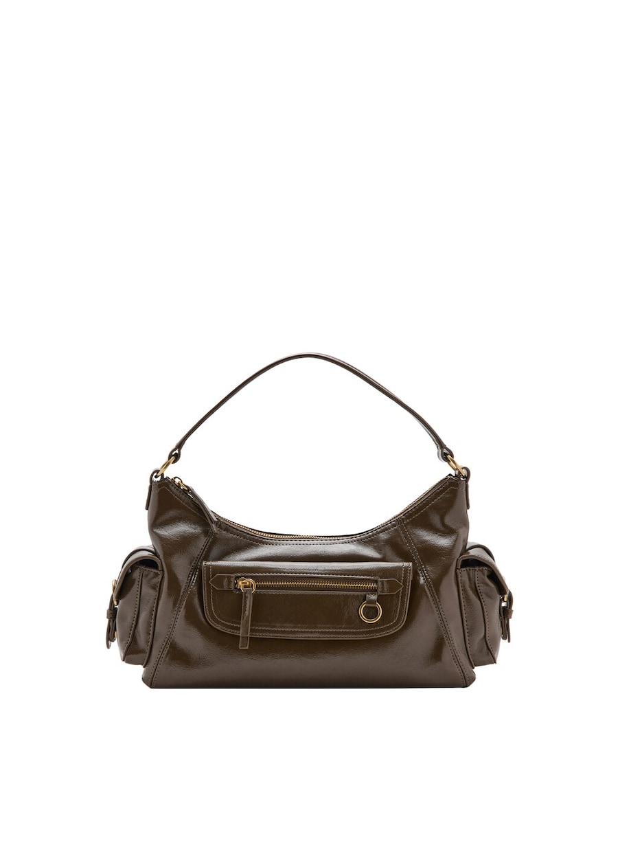 

Сумка через плечо MANGO, хаки