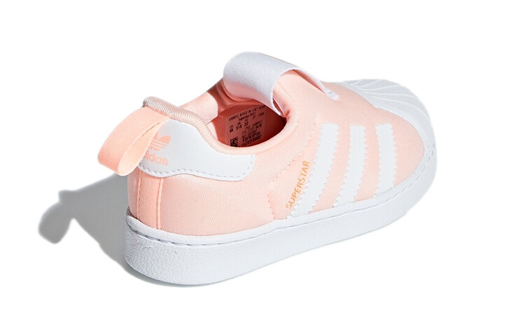 Кроссовки adidas originals SUPERSTAR 360 Toddler Shoes TD Low-top Pink/white — фото 4