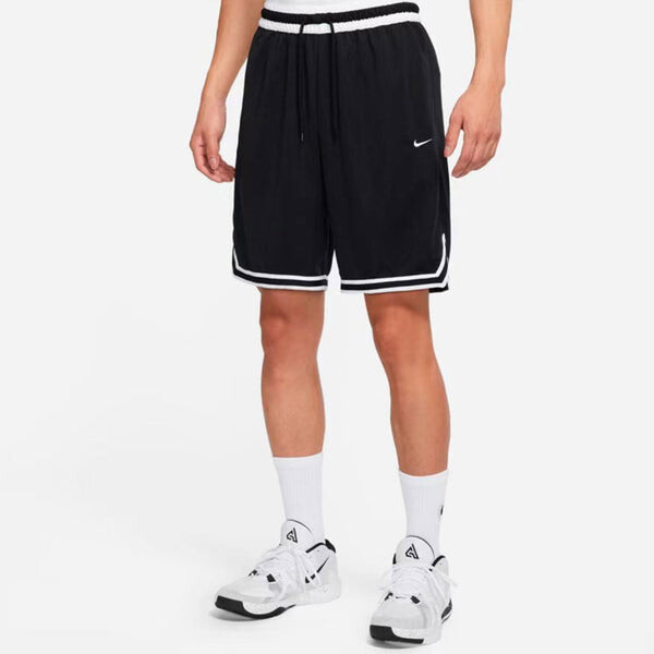 Шорты contrasting colors line detail lacing straight shorts black Nike, мультиколор — фото 3