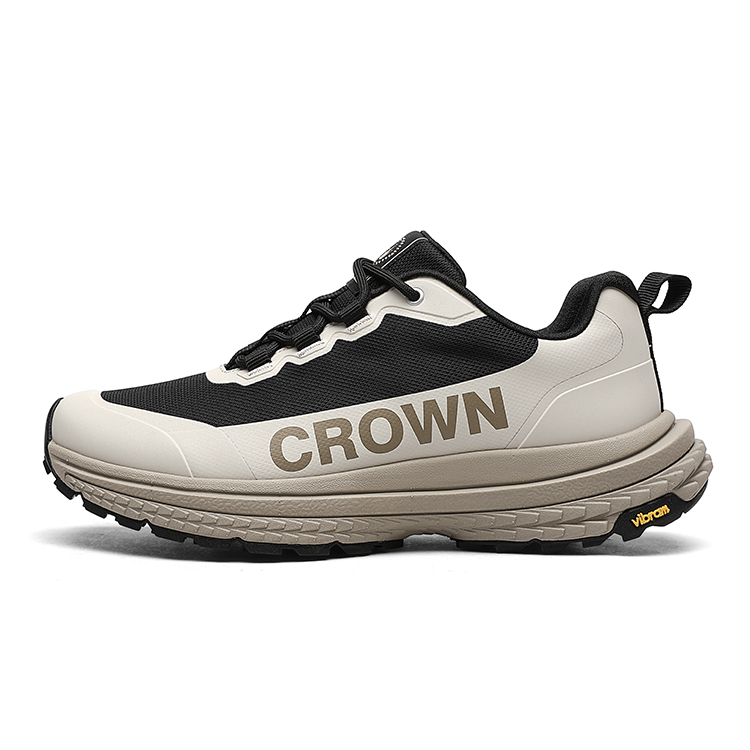 

CROWN Низкие уличные мужские туфли Black/Apricot, цвет Black/Apricot