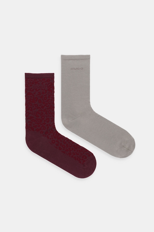 

2p rs leo logo cc w носки, комплект из 2 штук HUGO, фиолетовый