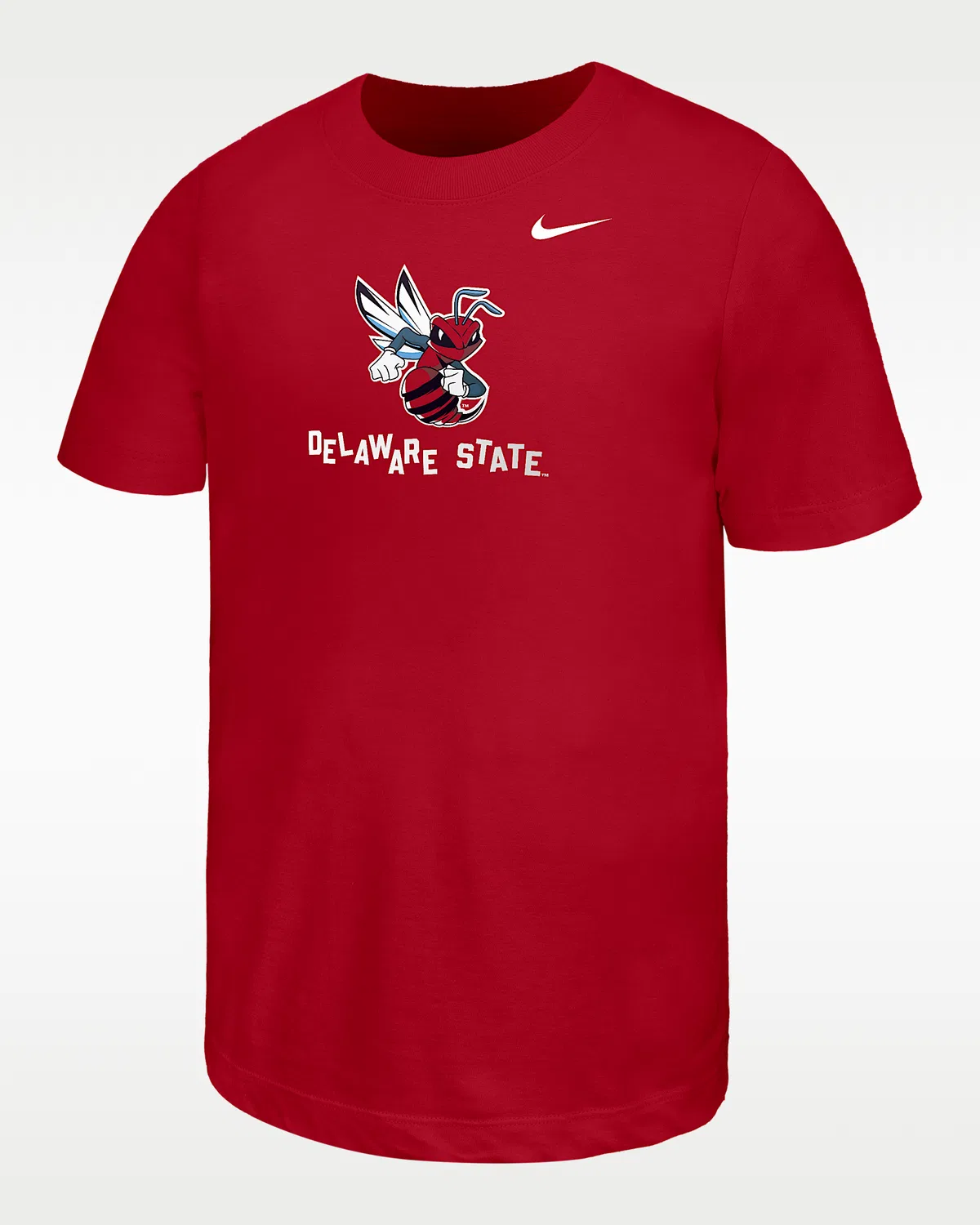 Детская футболка с коротким рукавом Nike College (Delaware State), University Red