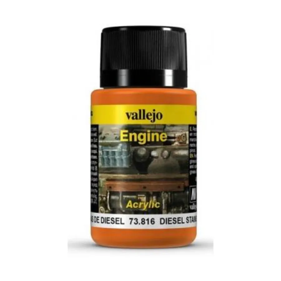 

Двигатель — Дизельные пятна, Weathering Effects (Vallejo)