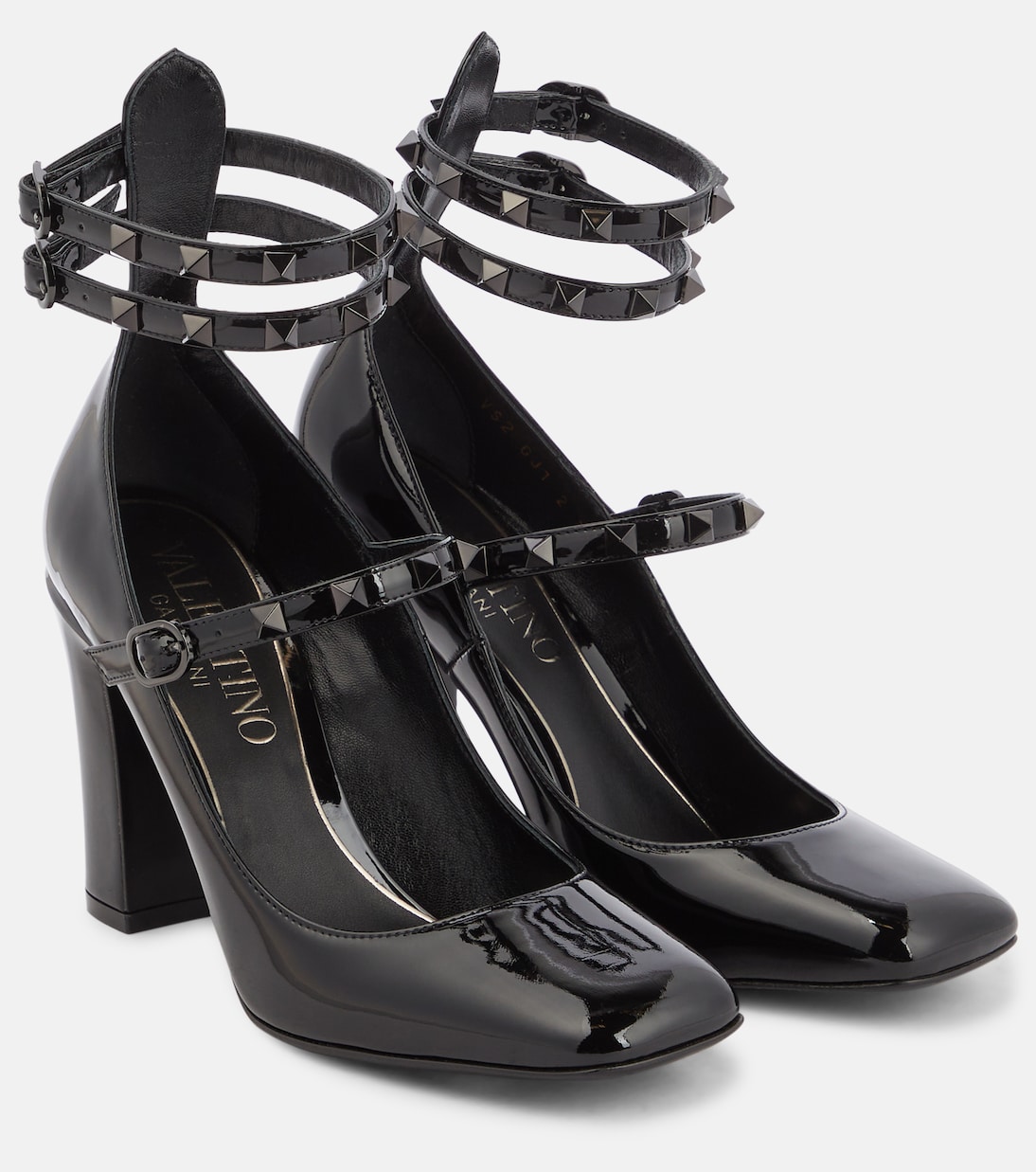 Туфли из лакированной кожи Tan-Go Valentino Garavani, Nero