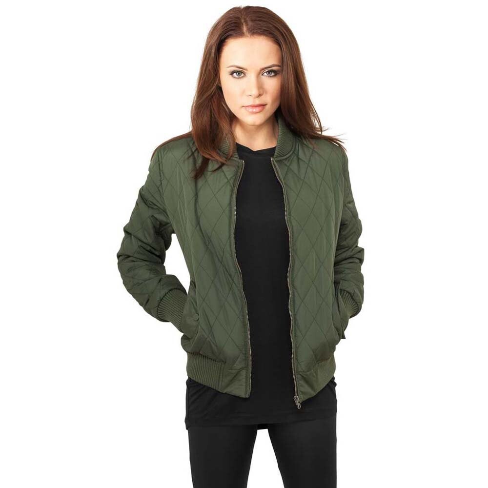 

Куртка Urban Classics Diamond Quilt Nylon, зеленый