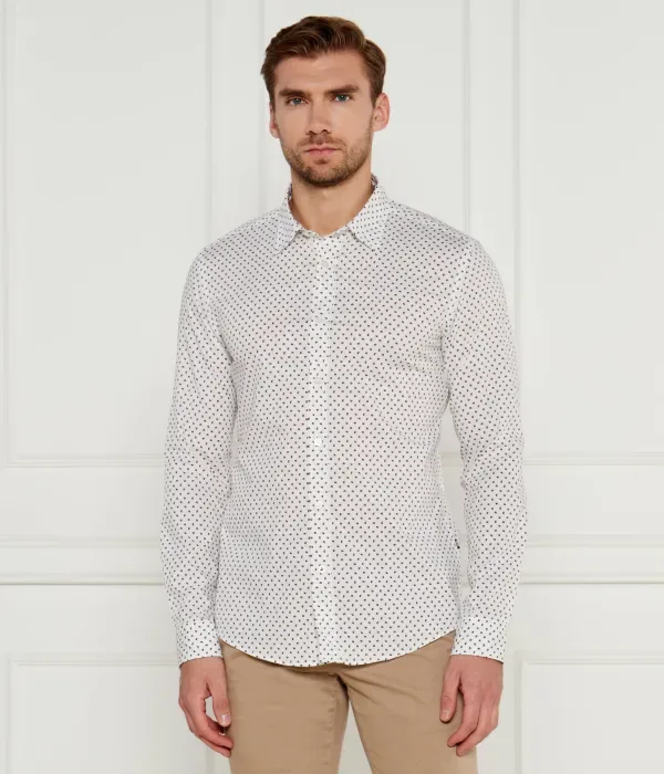 C-Roan-Kent-C1-243 Рубашка slim fit Boss, белый