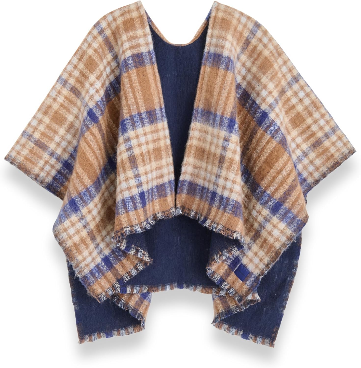 

Женская двусторонняя клетчатая шаль руана от Calvin Klein, Thrush