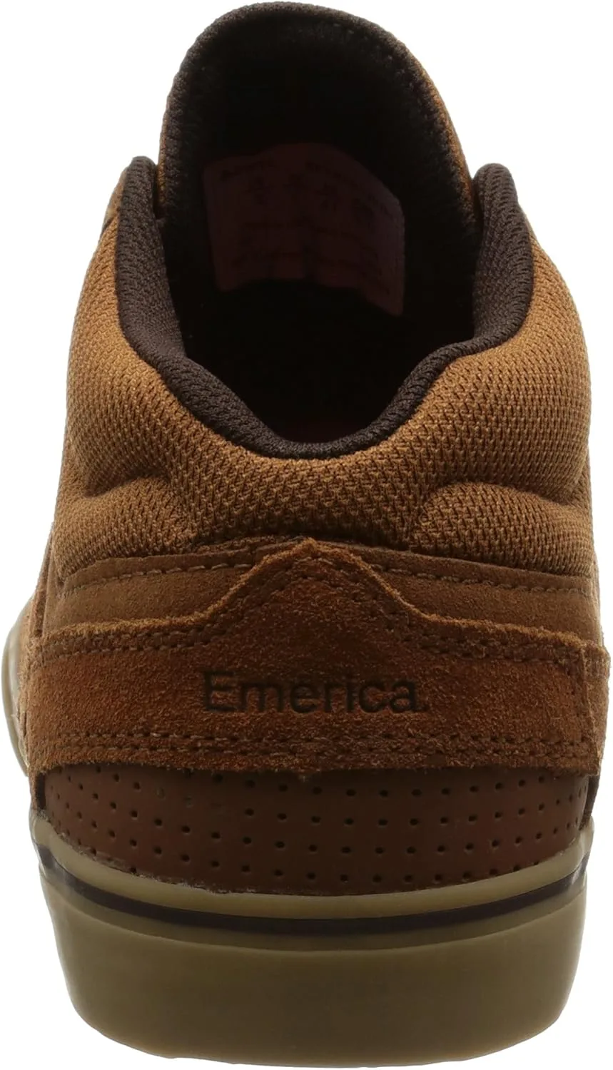 Мужские кроссовки для скейтборда Emerica Westgate Mid Vulc, коричневый — фото 3