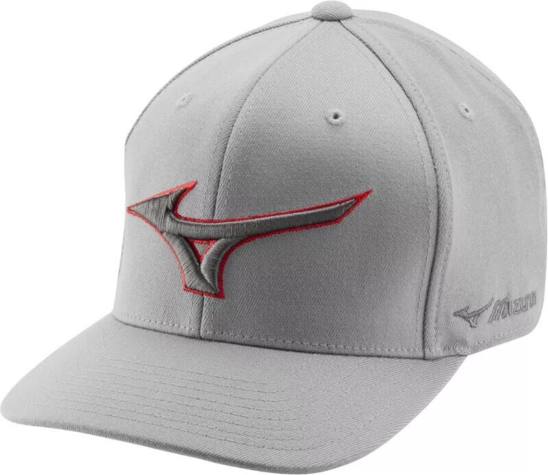 

Кепка Mizuno Diamond Snapback, серый/красный