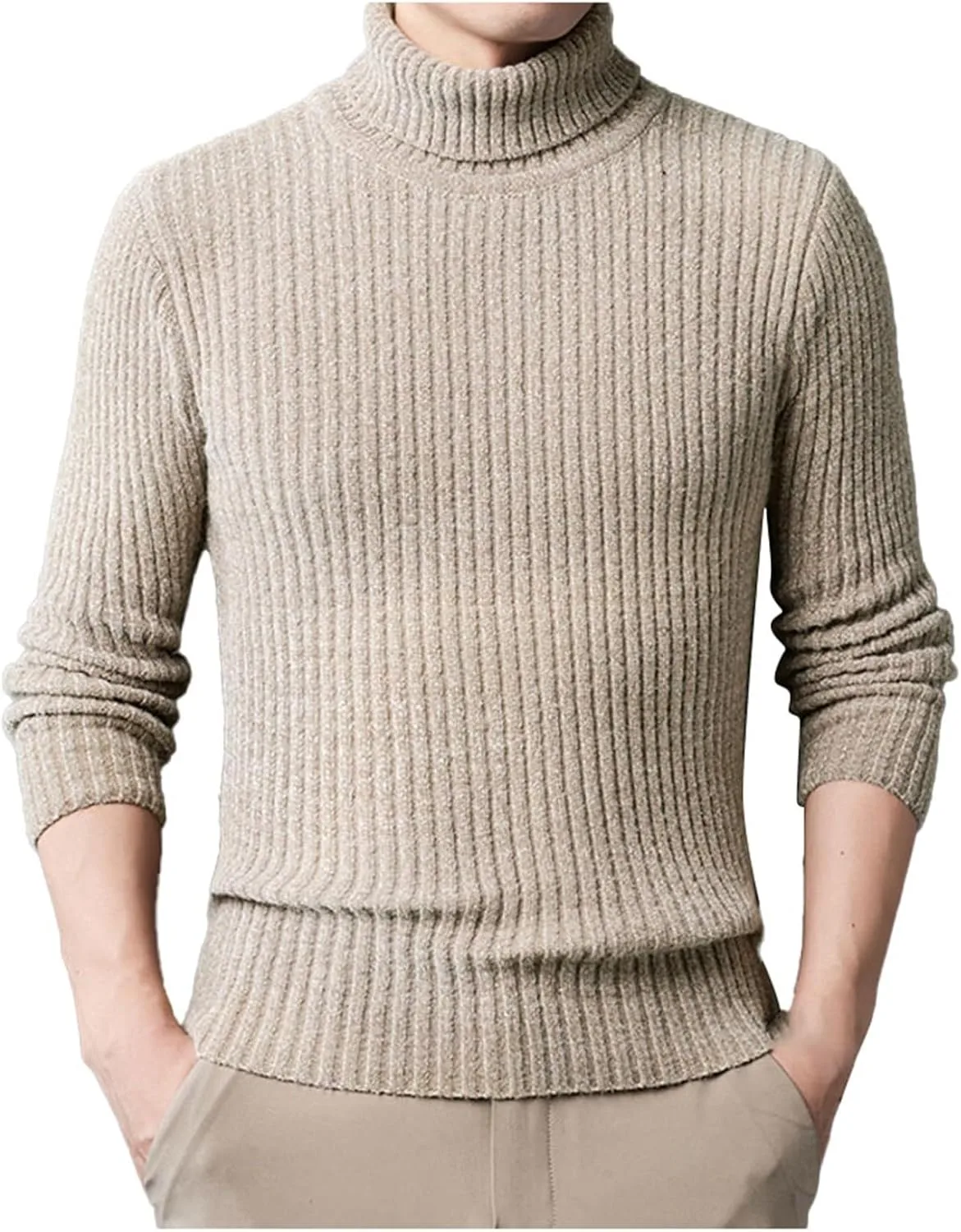 

Мужской водолазка Casual Slim Fit Mock Neck