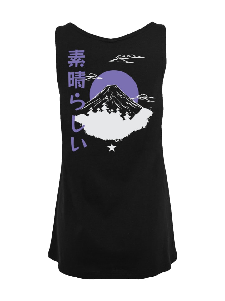 

Женская майка Mount Fuji черного цвета F4NT4STIC