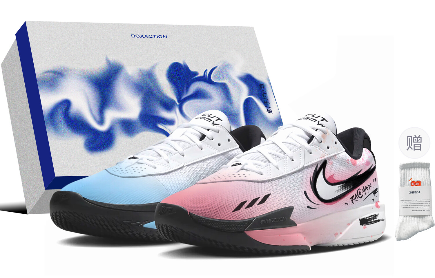 

Баскетбольные кроссовки Air Zoom GT Cut Academy мужские с низким верхом белого цвета Nike