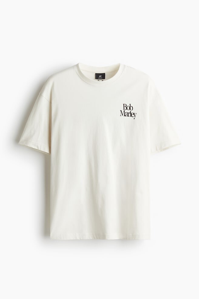 

Футболка свободного кроя H&M, белый