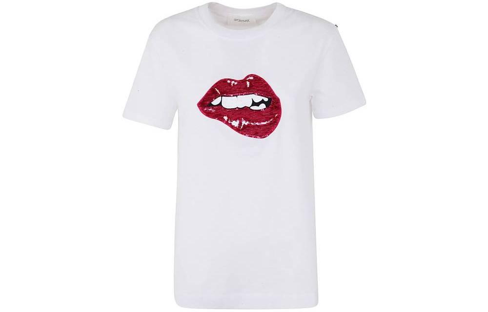 

SportMax Футболка Women's White Crew Neck Moderate Straight Fit, Белый, SportMax Футболка Women's White Crew Neck Moderate Straight Fit