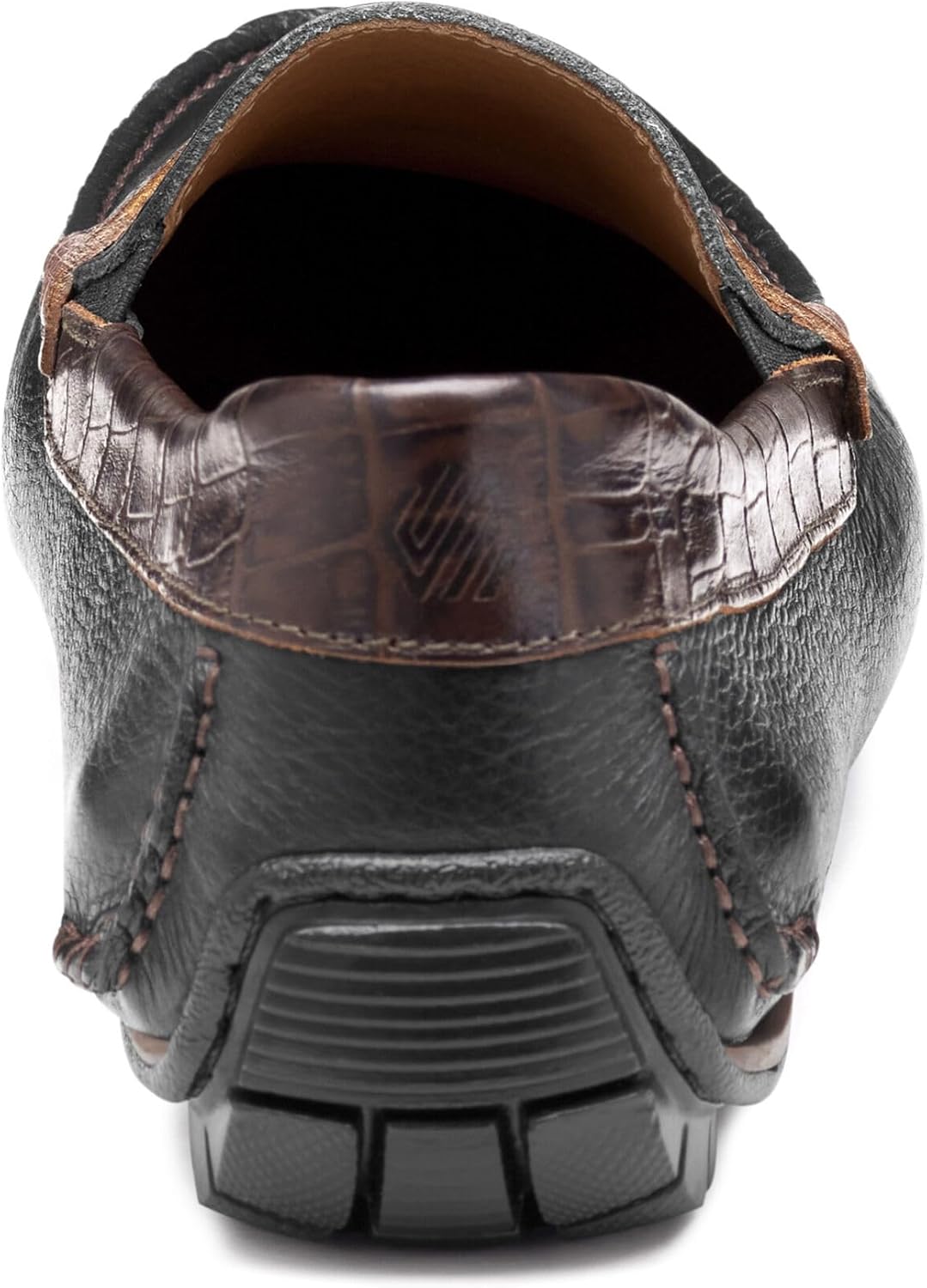 Мокасины Johnston Murphy Cort 2.0 Penny Slip-On Johnston & Murphy, черный/коричневый/темно-коричневый — фото 3