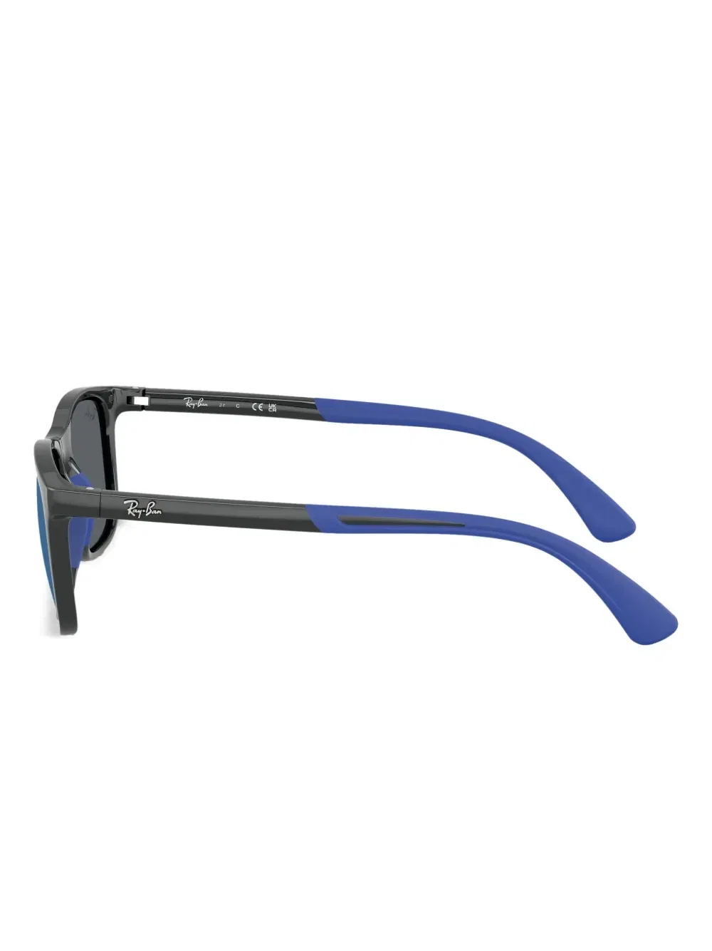 Солнцезащитные очки в квадратной оправе Ray-Ban Junior, серый — фото 3