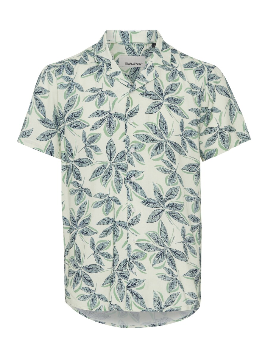 

Рубашка обычного кроя на пуговицах BLEND, цвет mottled green