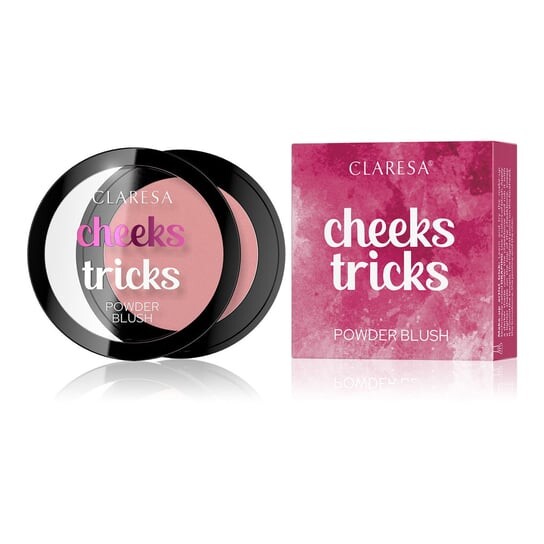 

Прессованные румяна, Cheeks Tricks WOnder 02, 4г Claresa