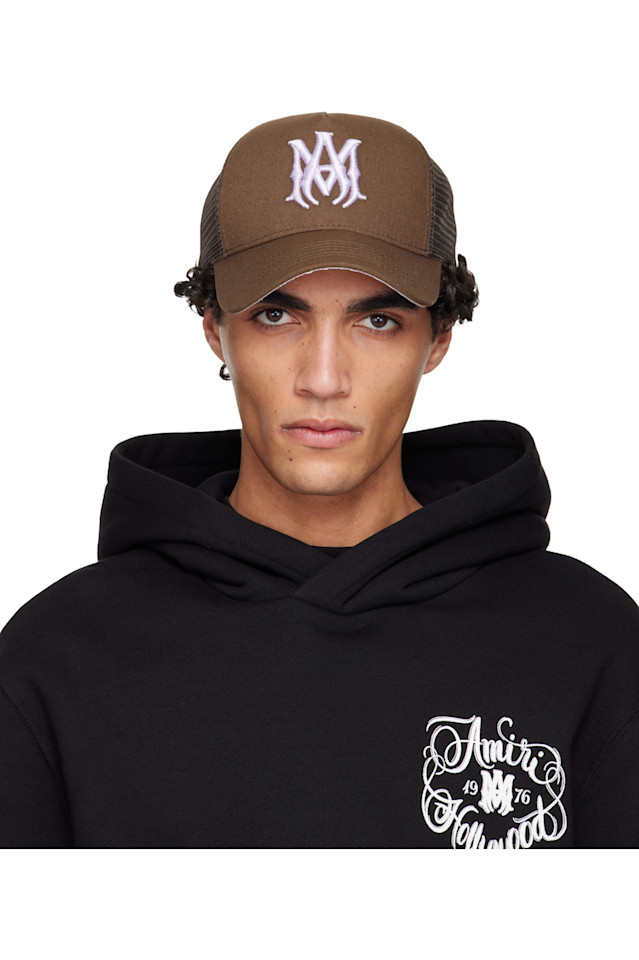 

Amiri Коричневая кепка дальнобойщика