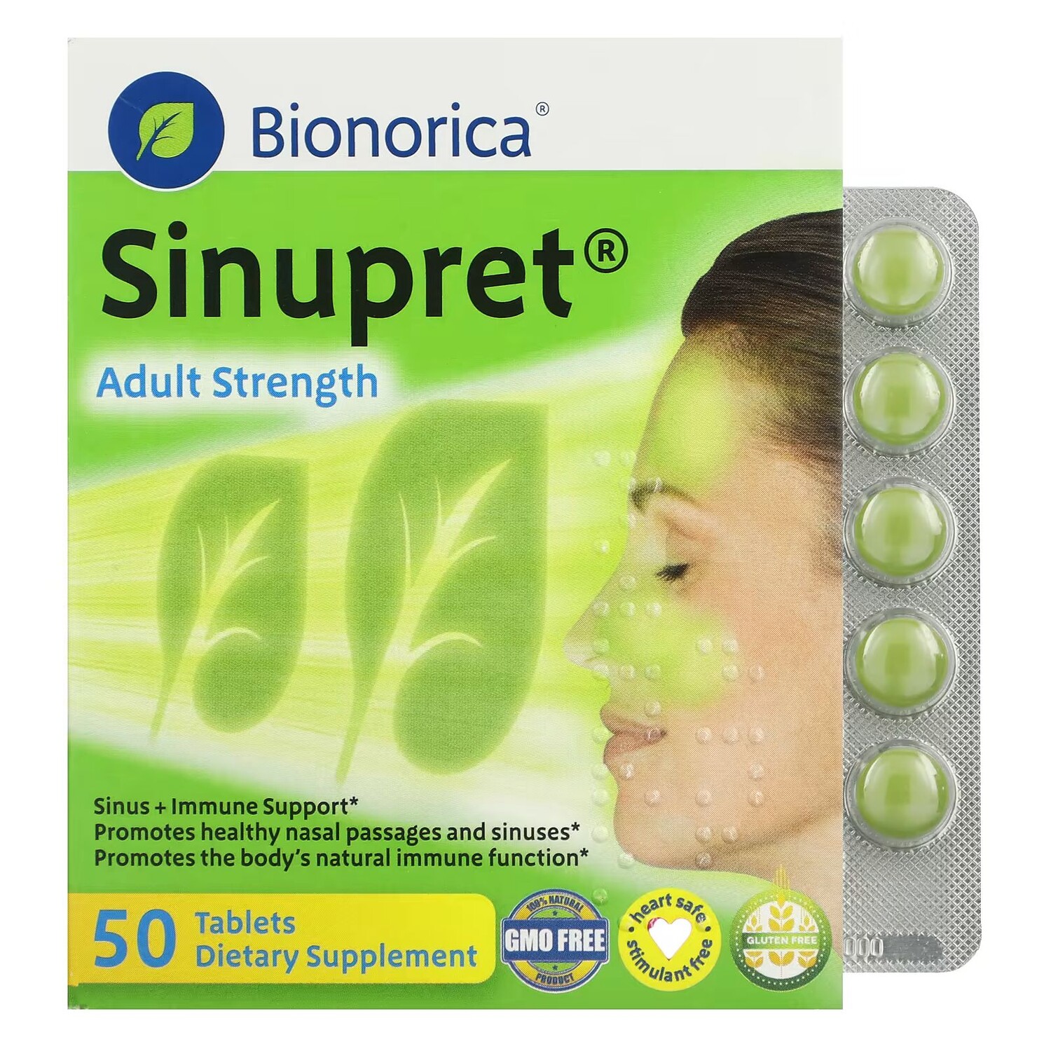 

Синупрет, сила для взрослых, 50 таблеток Bionorica