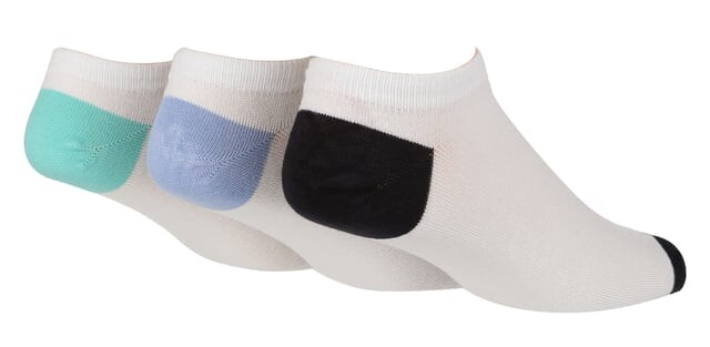 

Набор из 3 мужских дышащих спортивных спортивных носков Wildfoot из бамбука Wildfeet, белый
