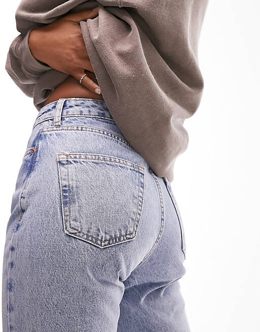 

Белые джинсы Topshop Hourglass Mom