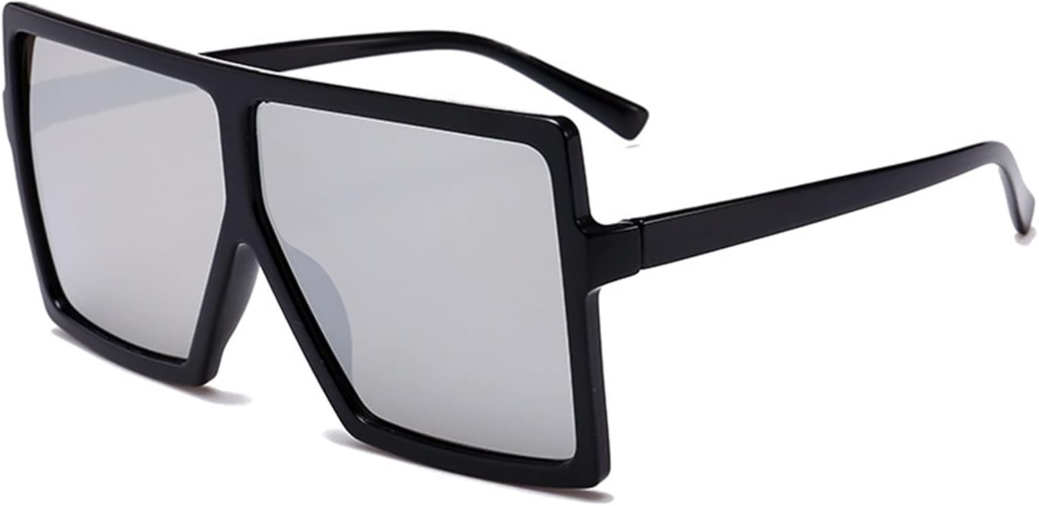 

Модные солнцезащитные очки 2026 года в крупной оправе для мужчин и женщин, в стиле ретро, ​​квадратной формы, для отдыха и пляжа (Цвет: G, Размер: Средний) MTZJH, One Color