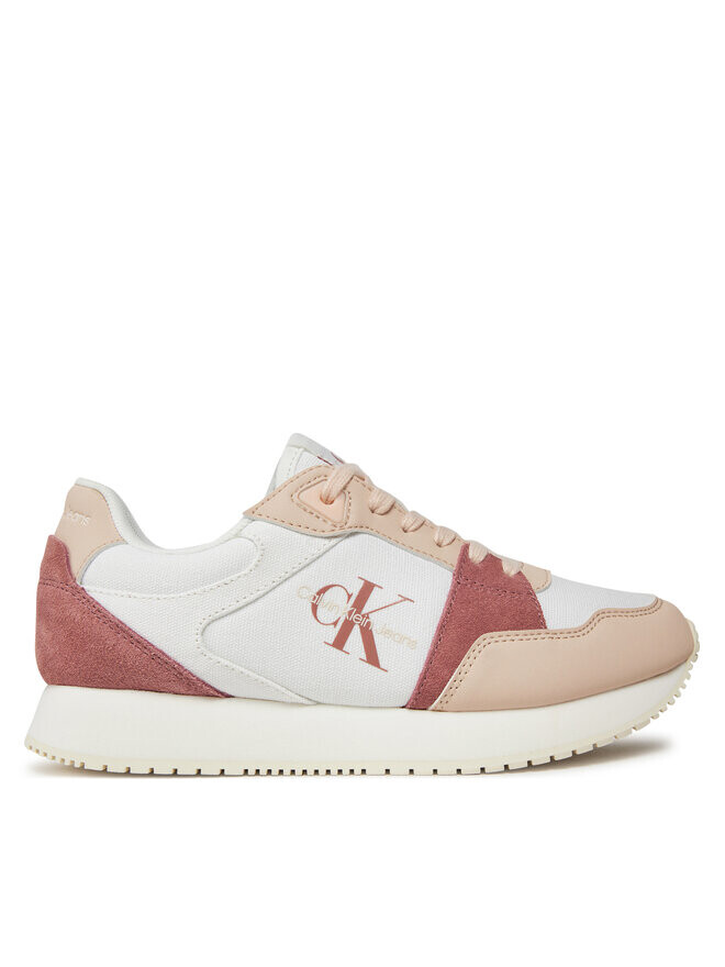 Кроссовки Runner Low Lace Mix Ml Btw Calvin Klein, белый