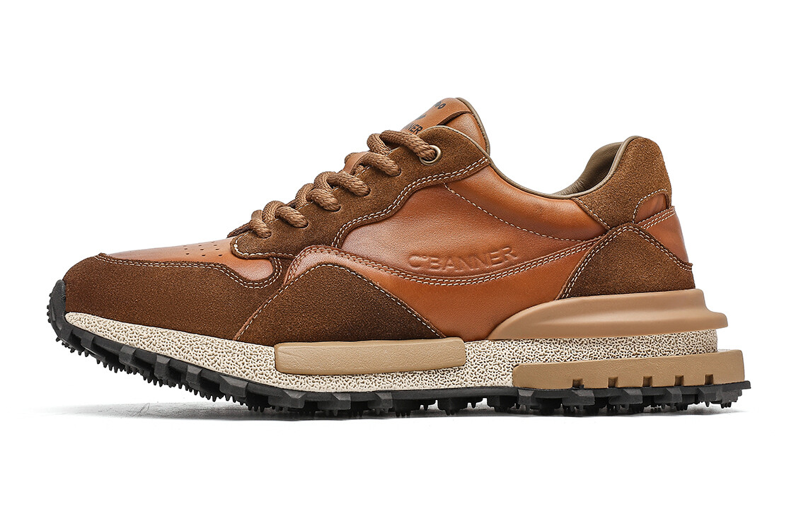 

Кроссовки C°BANNER Lifestyle Shoes Men Low-top Brown, коричневый