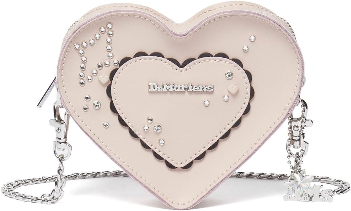 

Сумка Dr. Martens Transparent Heart Shaped Backpack, Powder Pink+Black Kiev