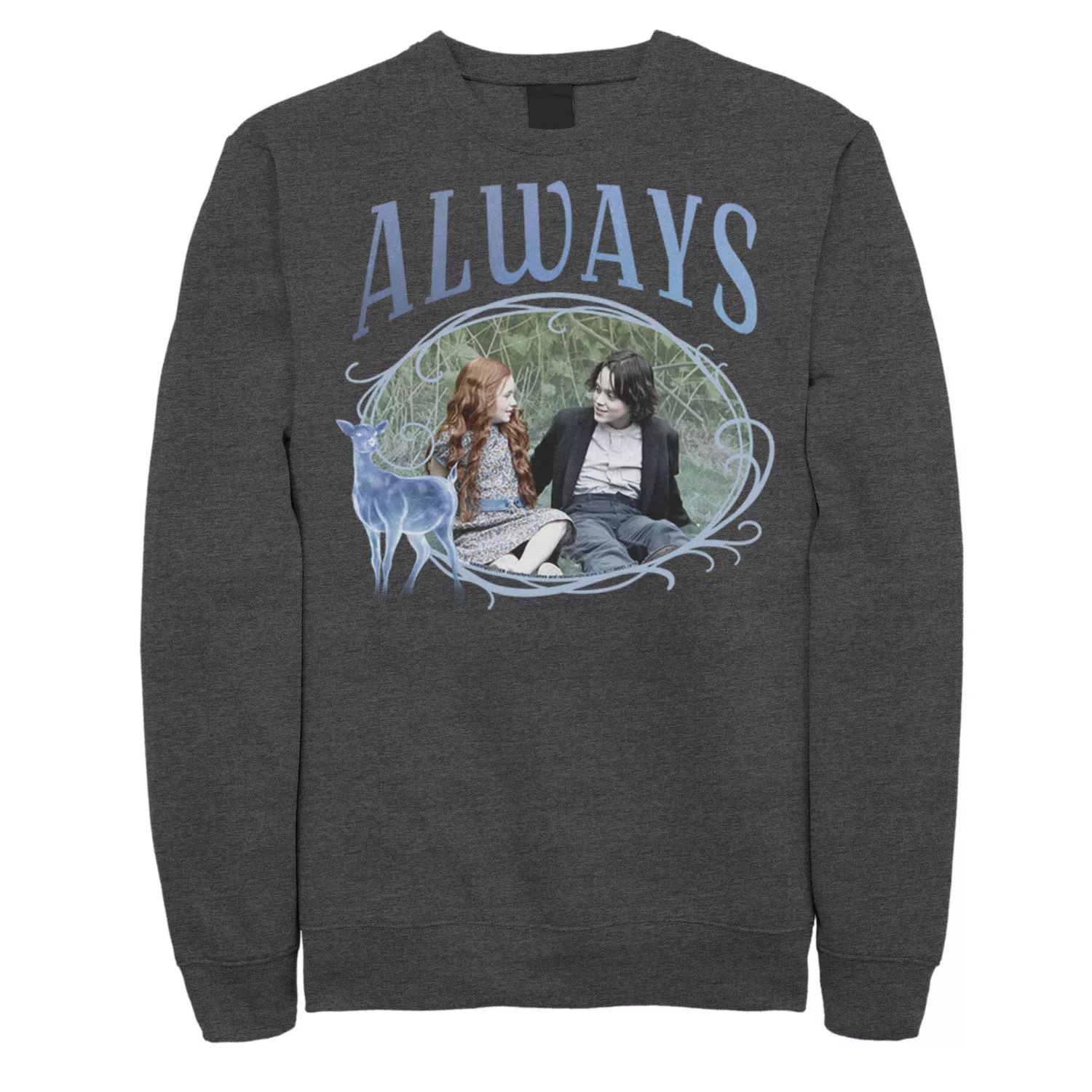 

Мужской свитшот с портретом Harry Potter Snape & Lily Always Patronus Licensed Character