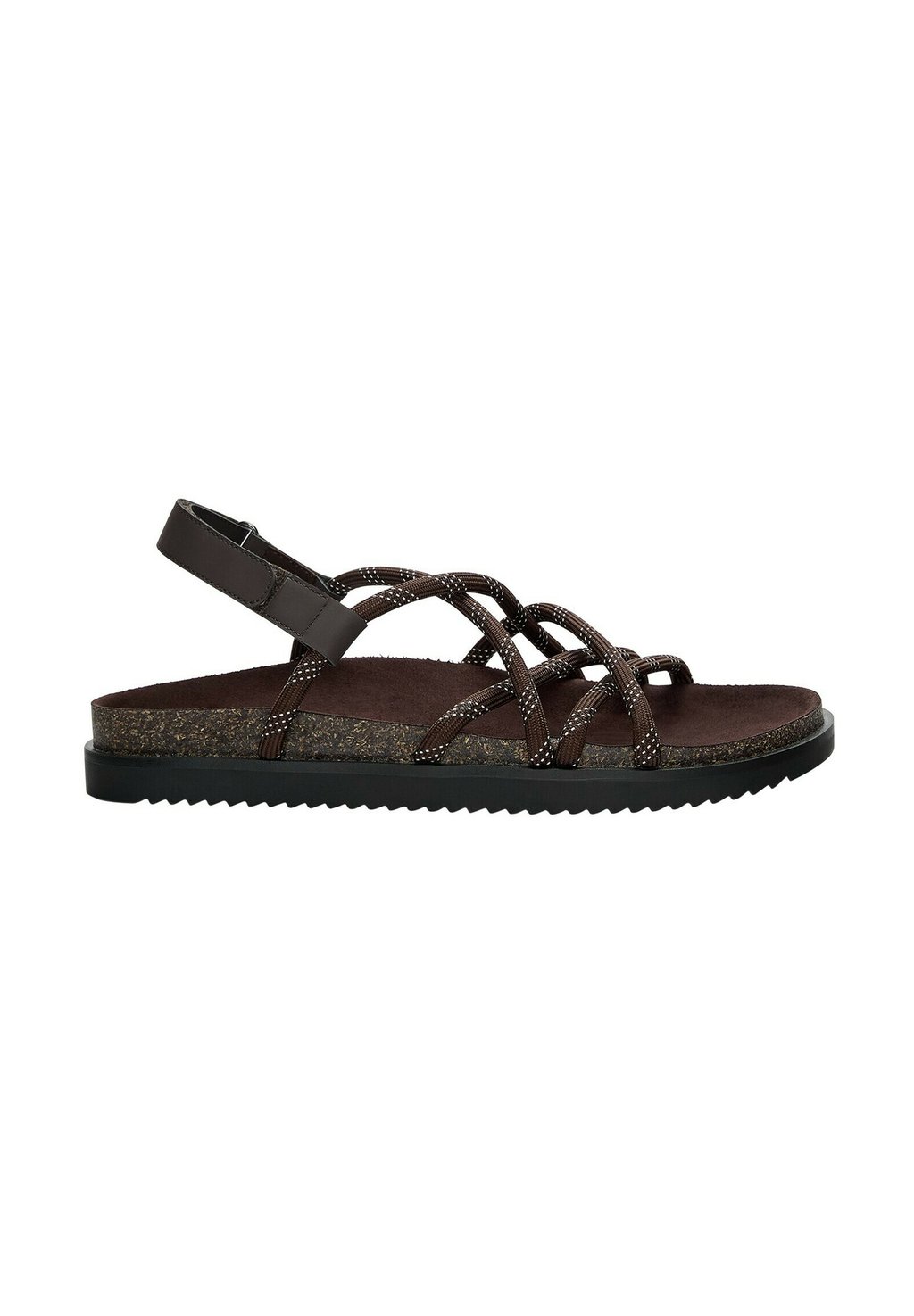 

Сандалии FLAT PULL&BEAR, коричневый
