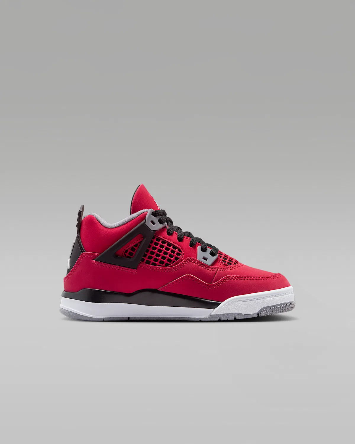 Детские кроссовки Jordan 4 "Toro", Fire Red/Black/Cement Grey/White — фото 3