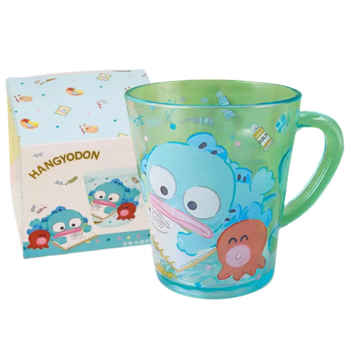 

Пластиковые стаканы для воды Sanrio, Hangyodon Crystal Glass