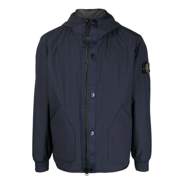 

Куртка plain logo jackets 'navy' Stone Island, синий