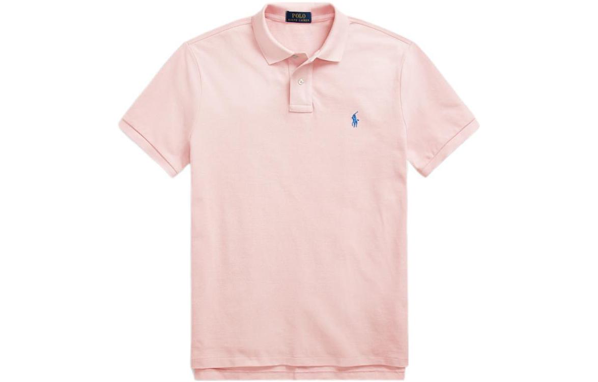 

Polo Ralph Lauren Мужская розовая рубашка-поло SS22