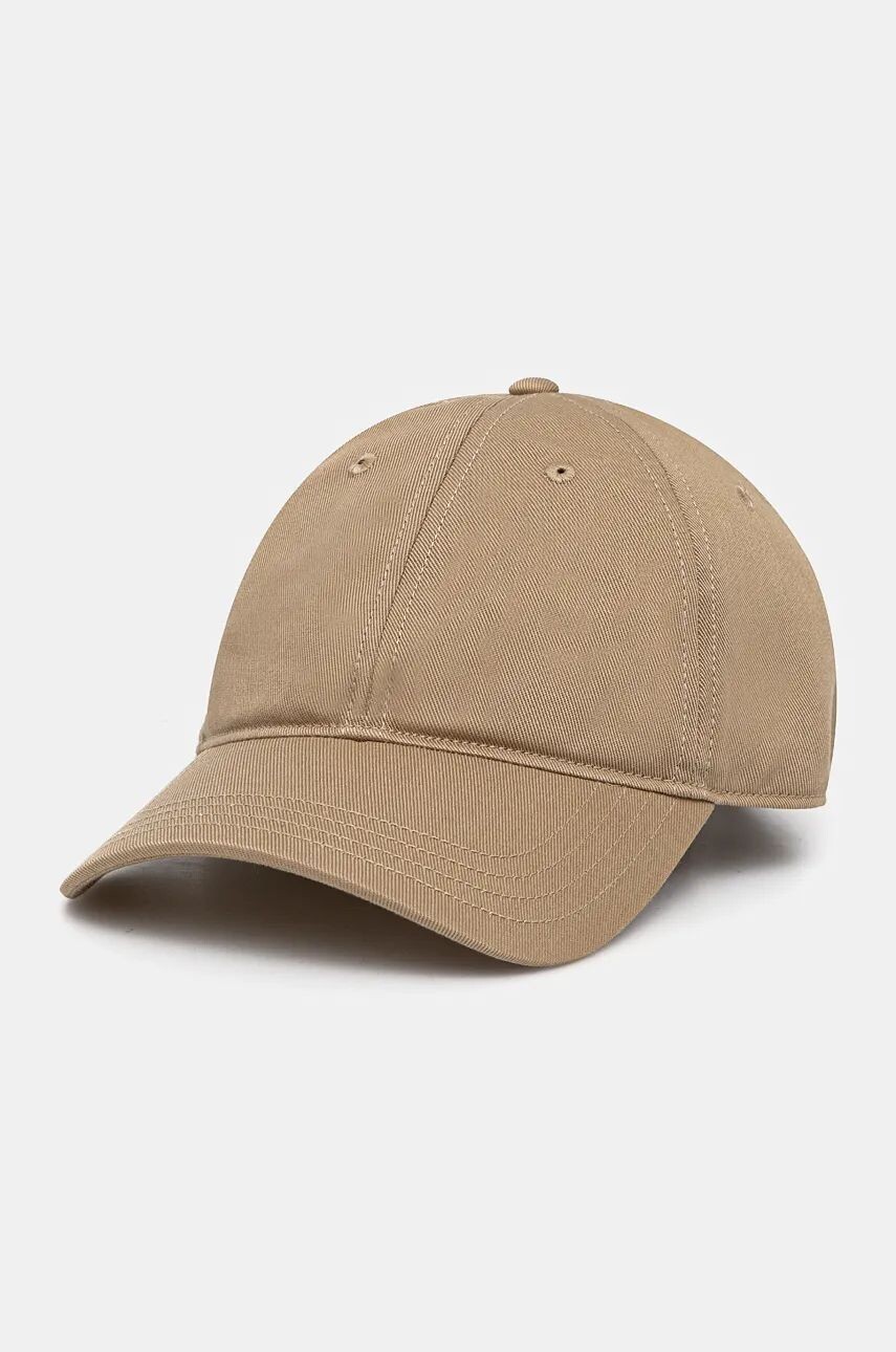 

Бейсболка Lacoste из хлопка, бежевый