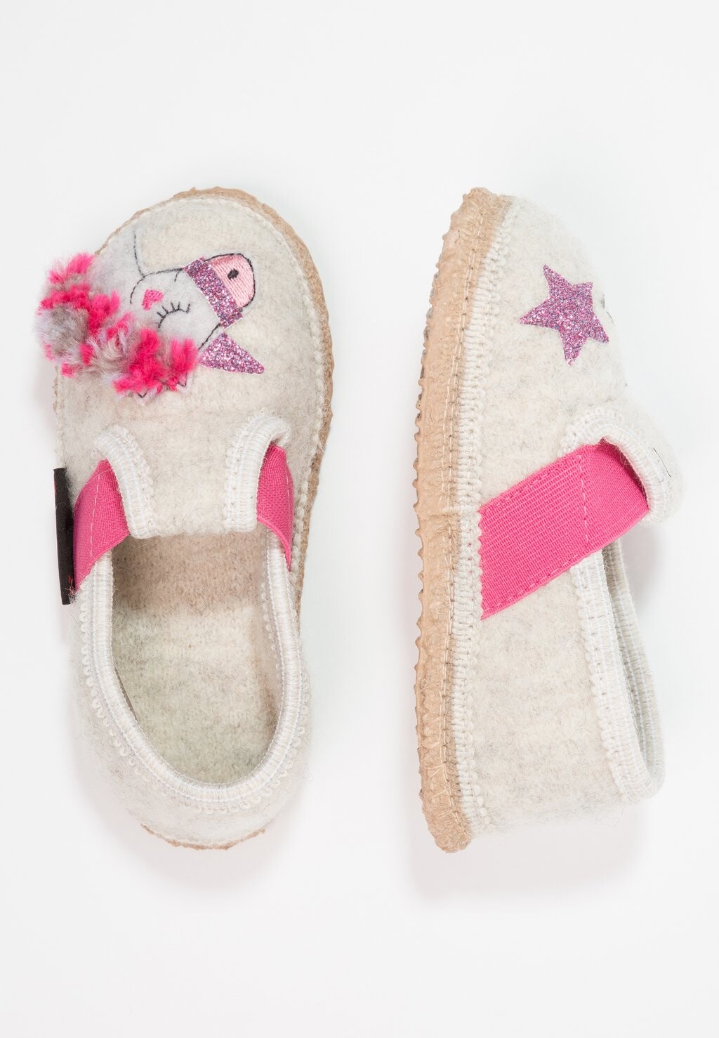 

Тапочки Trabening Einhorn Giesswein, цвет offwhite